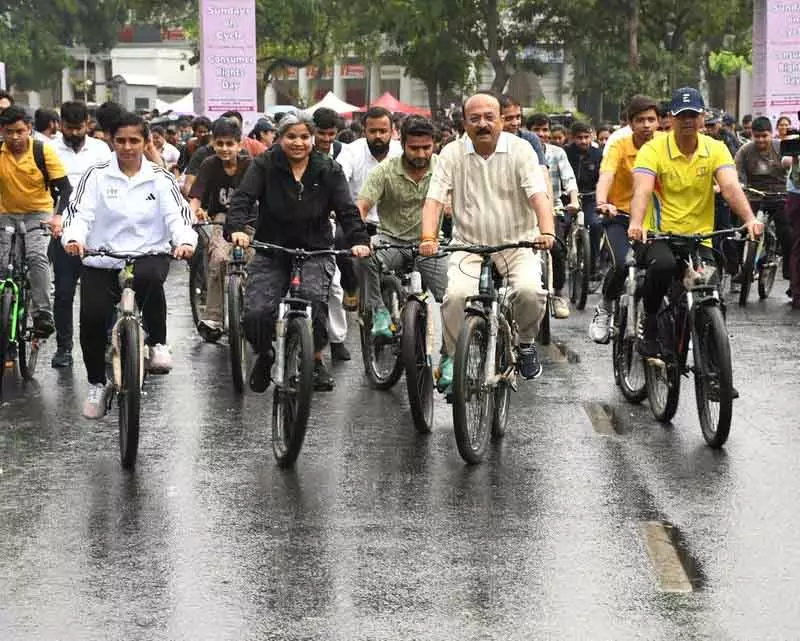 Delhi CP में साइकिल रैली: हरे-भरे कल की ओर कदम Delhi CP में साइकिल रैली: हरे-भरे कल की ओर कदम