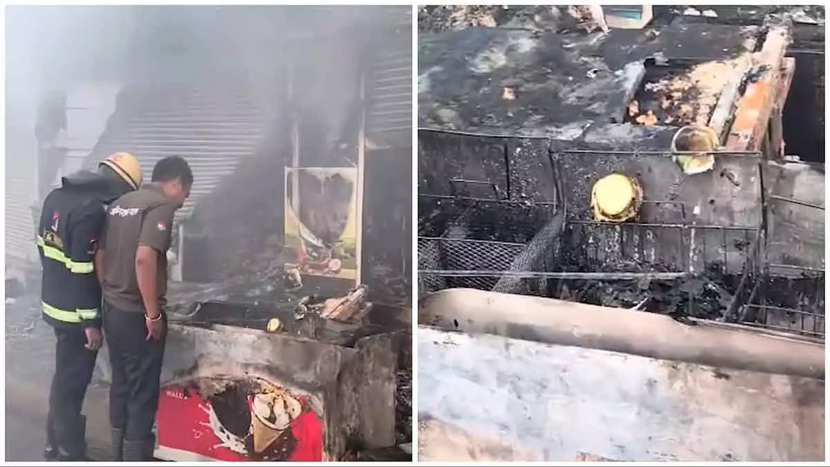 Pimpri-चिंचवड़ के मामुर्डी में किराने के गोदाम में लगी भीषण आग; लाखों का सामान जलकर राख Pimpri-चिंचवड़ के मामुर्डी में किराने के गोदाम में लगी भीषण आग; लाखों का सामान जलकर राख