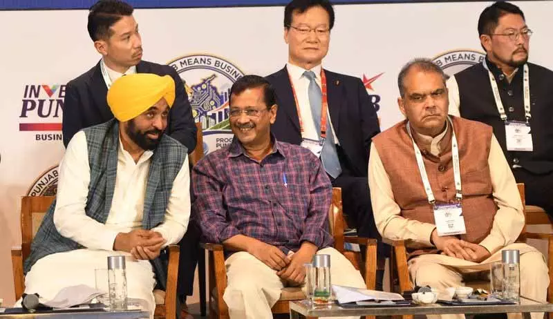 पंजाब विकास के नए रास्ते पर, CM Mann, निवेशकों ने ₹12,000 करोड़ के निवेश का वादा किया पंजाब विकास के नए रास्ते पर, CM Mann, निवेशकों ने ₹12,000 करोड़ के निवेश का वादा किया