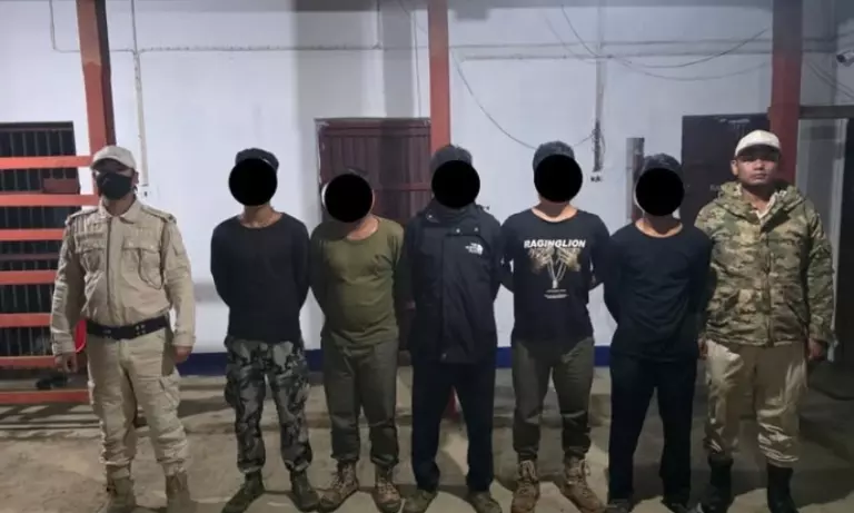 Manipur: म्यांमार सीमा पर पांच उग्रवादी गिरफ्तार, हथियार और IED बरामद