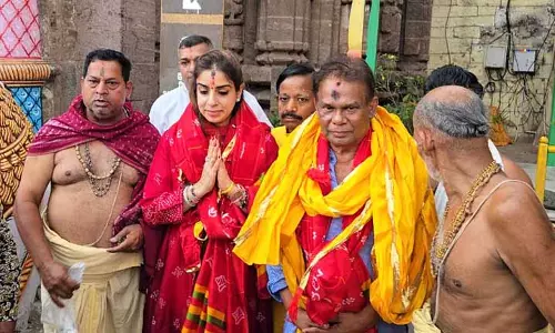 नव-निर्वाचित राज्यसभा MP Dilip Ray ने पुरी श्रीमंदिर में पूजा-अर्चना की नव-निर्वाचित राज्यसभा MP Dilip Ray ने पुरी श्रीमंदिर में पूजा-अर्चना की