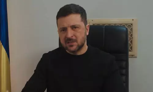 इस तरह के किसी भी संदेश से नहीं डरते: Zelenskyy ने तेहरान की धमकियों को खारिज किया इस तरह के किसी भी संदेश से नहीं डरते: Zelenskyy ने तेहरान की धमकियों को खारिज किया