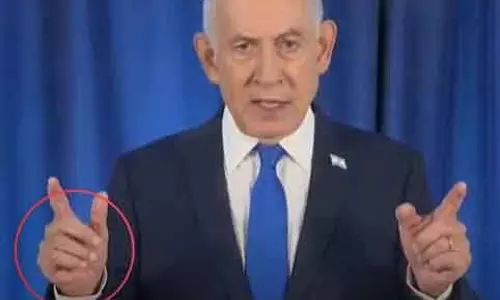 छह-उंगलियों की सलामी: Netanyahu का डिजिटल पुनरुत्थान और चुप्पी का घेरा