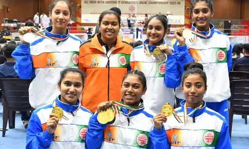 Punjab: PU ने रिदमिक और आर्टिस्टिक जिमनास्टिक्स के खिताब जीते Punjab: PU ने रिदमिक और आर्टिस्टिक जिमनास्टिक्स के खिताब जीते