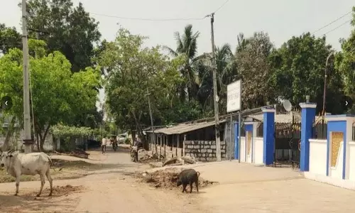 रुद्रमपुर में CSI चर्च के पास पीने के पानी के पाइप का रिसाव और बढ़ गया