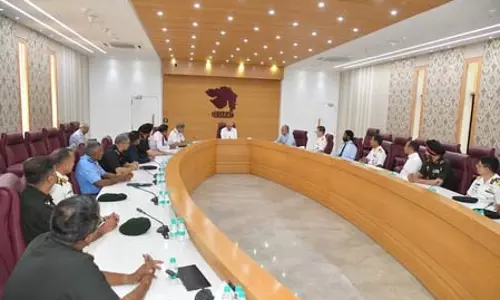 एनडीसी के अधिकारियों ने सीएम भूपेंद्र पटेल से की भेंट