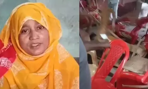CPIM उम्मीदवार तमन्ना को परिवार के विरोध का सामना करना पड़ रहा CPIM उम्मीदवार तमन्ना को परिवार के विरोध का सामना करना पड़ रहा