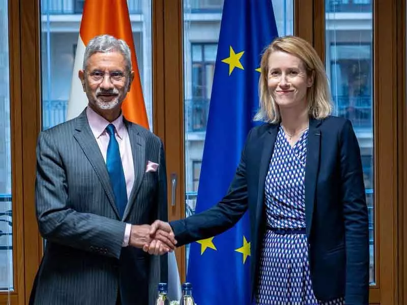 जयशंकर ने ब्रसेल्स दौरे के बाद कहा—भारत-EU FTA संबंधों में अहम मोड़ जयशंकर ने ब्रसेल्स दौरे के बाद कहा—भारत-EU FTA संबंधों में अहम मोड़