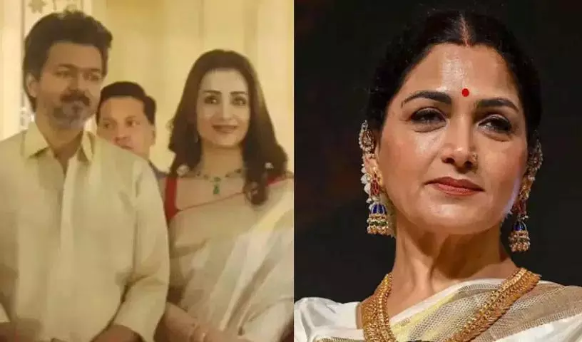 खुशबू ने Vijay–Trisha की अफवाहों का जवाब दिया खुशबू ने Vijay–Trisha की अफवाहों का जवाब दिया
