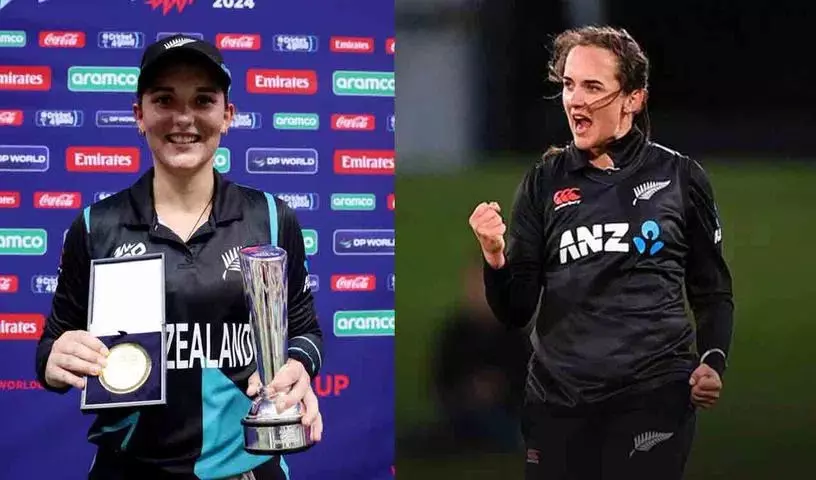 Amelia Kerr ने T20 में सबसे तेज़ 1000 रन और 100 विकेट लेकर इतिहास रचा Amelia Kerr ने T20 में सबसे तेज़ 1000 रन और 100 विकेट लेकर इतिहास रचा