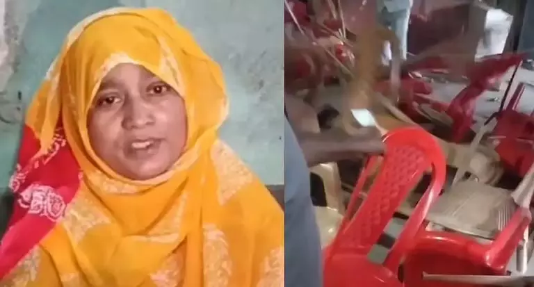 CPIM उम्मीदवार तमन्ना को परिवार के विरोध का सामना करना पड़ रहा CPIM उम्मीदवार तमन्ना को परिवार के विरोध का सामना करना पड़ रहा