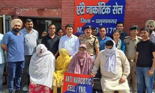 Yamunanagar में 36 लाख रुपये की अफीम बरामद, 4 लोग हिरासत में