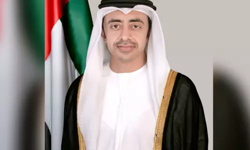 UAE: विदेश मंत्री अब्दुल्ला बिन ज़ायेद ने ईरानी हमलों की निंदा की, पीड़ितों के परिवारों के प्रति संवेदना व्यक्त की UAE: विदेश मंत्री अब्दुल्ला बिन ज़ायेद ने ईरानी हमलों की निंदा की, पीड़ितों के परिवारों के प्रति संवेदना व्यक्त की