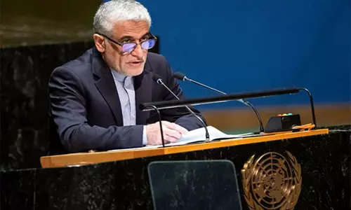 UNSC को अंतरराष्ट्रीय शांति की रक्षा की ज़िम्मेदारी स्वीकार करनी चाहिए: ईरान के UN दूत UNSC को अंतरराष्ट्रीय शांति की रक्षा की ज़िम्मेदारी स्वीकार करनी चाहिए: ईरान के UN दूत