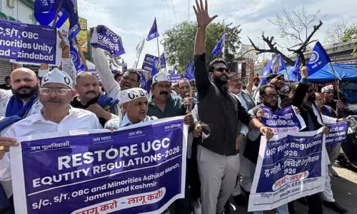 SC, ST, OBC और अल्पसंख्यक अधिकार मंच ने रैली निकाली SC, ST, OBC और अल्पसंख्यक अधिकार मंच ने रैली निकाली