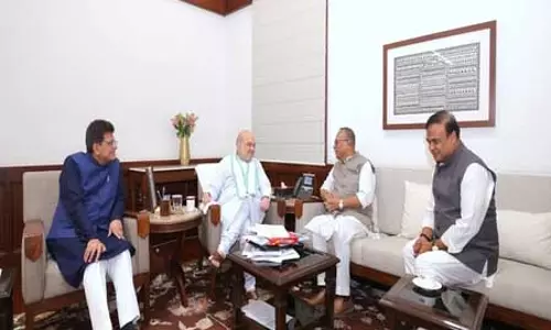 भाजपा में शामिल होने के बाद बोरदोलोई ने गृह मंत्री शाह से की मुलाकात, सरमा भी रहे साथ भाजपा में शामिल होने के बाद बोरदोलोई ने गृह मंत्री शाह से की मुलाकात, सरमा भी रहे साथ