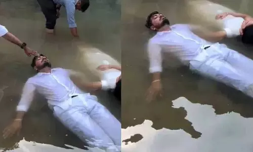 जोड़े का corpse-style प्री-वेडिंग शूट वायरल