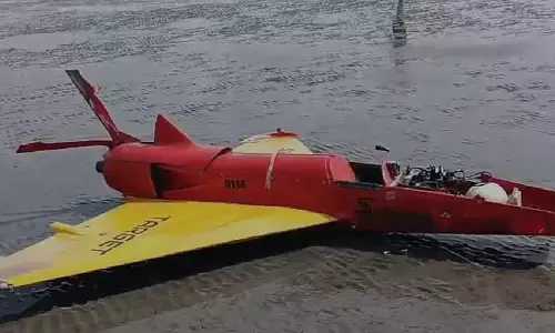 दांतन के बाद, इस बार बक्काली समुद्री तट पर गिरा drone; रहस्य गहराया