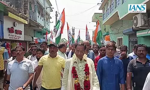 टीएमसी प्रत्याशी स्नेहशिश चक्रवर्ती ने पार्टी कार्यकर्ताओं के साथ चुनावी अभियान का आगाज किया टीएमसी प्रत्याशी स्नेहशिश चक्रवर्ती ने पार्टी कार्यकर्ताओं के साथ चुनावी अभियान का आगाज किया