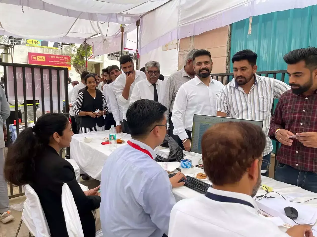 Hisar: बार काउंसिल चुनाव में कोई गड़बड़ी नहीं Hisar: बार काउंसिल चुनाव में कोई गड़बड़ी नहीं