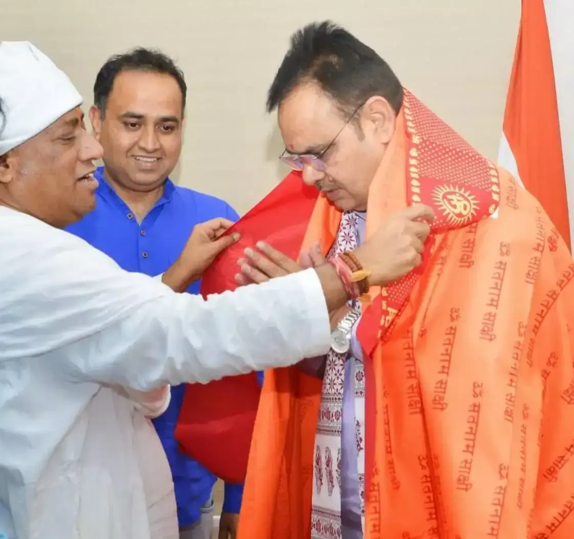 Jaipur: अमरापुर संतों की मुख्यमंत्री से औपचारिक भेंट Jaipur: अमरापुर संतों की मुख्यमंत्री से औपचारिक भेंट