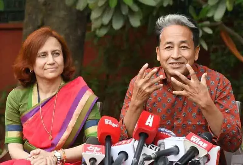 Delhi वांगचुक को लद्दाख की मांगों पर केंद्र के साथ ‘सार्थक बातचीत’ की उम्मीद Delhi वांगचुक को लद्दाख की मांगों पर केंद्र के साथ ‘सार्थक बातचीत’ की उम्मीद