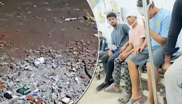 हॉस्टल फेयरवेल पार्टी के दौरान हिंसक झड़प में BJB कॉलेज के 25 छात्र घायल हॉस्टल फेयरवेल पार्टी के दौरान हिंसक झड़प में BJB कॉलेज के 25 छात्र घायल