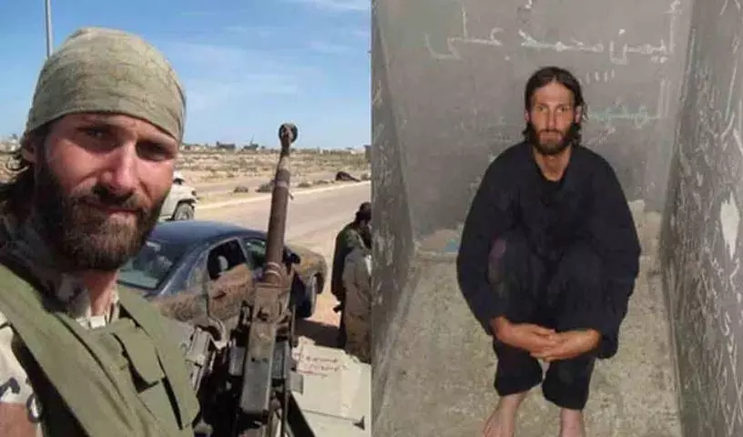 अमेरिकी भाड़े का सैनिक Matthew VanDyke भारत में गिरफ्तार अमेरिकी भाड़े का सैनिक Matthew VanDyke भारत में गिरफ्तार