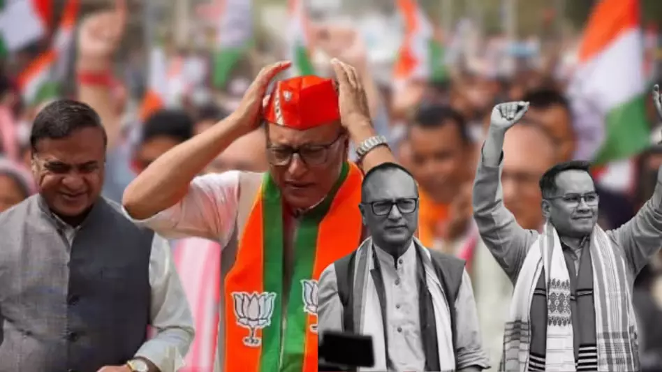 Pradyut Bordoloi ने कांग्रेस छोड़ BJP में किया शामिल Pradyut Bordoloi ने कांग्रेस छोड़ BJP में किया शामिल