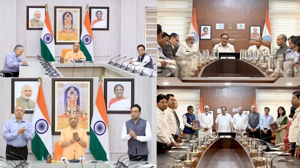 Lucknow: यूपी-केंद्र जल मिशन पर हस्ताक्षर, जल जीवन मिशन 2.0 लागू होगा Lucknow: यूपी-केंद्र जल मिशन पर हस्ताक्षर, जल जीवन मिशन 2.0 लागू होगा