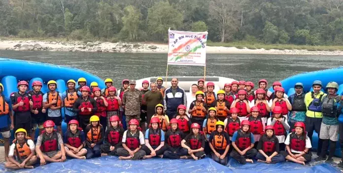 BHALUKPONG : NCC कैडेटों के लिए व्हाइट वाटर राफ्टिंग कोर्स BHALUKPONG : NCC कैडेटों के लिए व्हाइट वाटर राफ्टिंग कोर्स