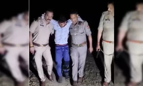 मुठभेड़ में लुटेरा गिरफ्तार, हेड कांस्टेबल भी घायल