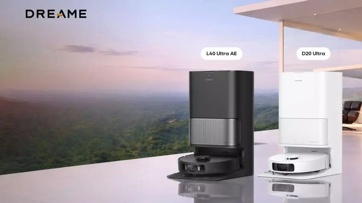 Dreame ने भारत में L40 Ultra AE और D20 Ultra रोबोट वैक्यूम लॉन्च, जिनकी शुरुआती कीमत ₹39,999 Dreame ने भारत में L40 Ultra AE और D20 Ultra रोबोट वैक्यूम लॉन्च, जिनकी शुरुआती कीमत ₹39,999