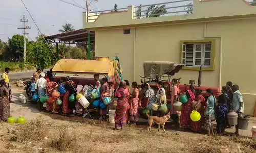 Karnataka : शिर तालुक के होन्नेनहल्ली में पीने के पानी के लिए संघर्ष