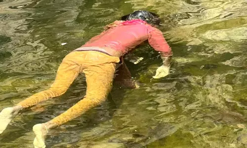 जलप्रपात में युवती की लाश मिली, शिनाख्त में जुटी पुलिस टीम