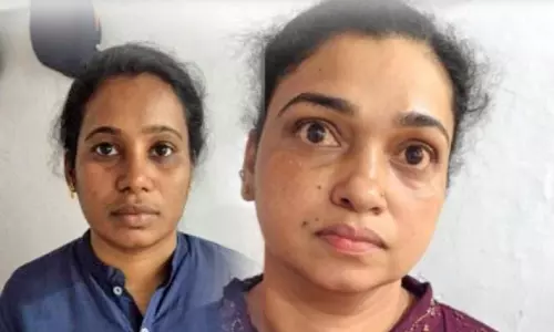 Kerala ; विदेश में नौकरी दिलाने का झूठा वादा करने के आरोप में युवतियाँ गिरफ़्तार Kerala ; विदेश में नौकरी दिलाने का झूठा वादा करने के आरोप में युवतियाँ गिरफ़्तार