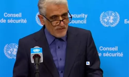 ईरान ने प्रमुख अधिकारियों की हत्या के बाद चुप्पी साधने पर UNSC को फटकारा ईरान ने प्रमुख अधिकारियों की हत्या के बाद चुप्पी साधने पर UNSC को फटकारा