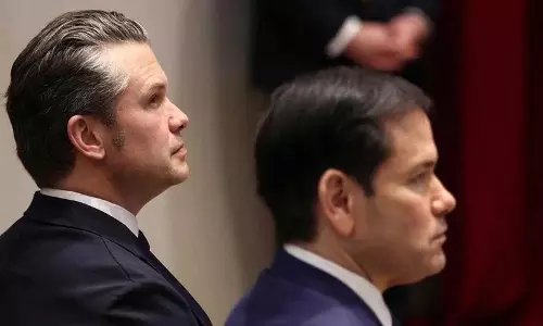 अमेरिका ने उस बेस के ऊपर ड्रोन का पता लगाया, जहाँ Rubio Hegseth रहते हैं: रिपोर्ट अमेरिका ने उस बेस के ऊपर ड्रोन का पता लगाया, जहाँ Rubio Hegseth रहते हैं: रिपोर्ट