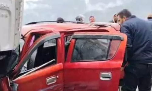 KISHTWAR: कार और डंपर की आमने-सामने की टक्कर में एक की मौत, 3 घायल KISHTWAR: कार और डंपर की आमने-सामने की टक्कर में एक की मौत, 3 घायल