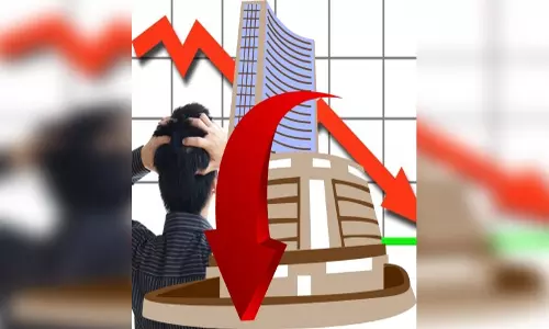 मध्य पूर्व संकट से शेयर बाजार में बड़ी गिरावट; सेंसेक्स 2,497 अंक लुढ़का, निवेशकों के डूबे करीब 12 लाख करोड़ रुपए मध्य पूर्व संकट से शेयर बाजार में बड़ी गिरावट; सेंसेक्स 2,497 अंक लुढ़का, निवेशकों के डूबे करीब 12 लाख करोड़ रुपए