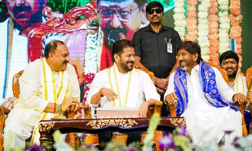 तेलंगाना के CM ने श्री परभव नाम उगादि समारोह में भाग लिया