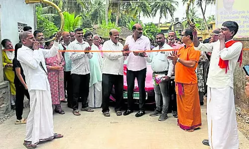 Udupi : मूडुटोंस-गाराडीहित्लू सड़क का लोकार्पण