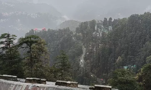हिमाचल में भारी बारिश और बर्फबारी, IMD ने आंधी-तूफान और ओलावृष्टि का अलर्ट जारी किया