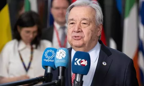 António Guterres ने अमेरिका-इज़राइल से युद्ध रोकने की अपील की