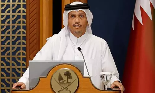 शेख मोहम्मद बिन अब्दुलरहमान अल थानी का बयान: कतर गैस सुविधा पर हमला Iran के रेफरेंस का सबूत शेख मोहम्मद बिन अब्दुलरहमान अल थानी का बयान: कतर गैस सुविधा पर हमला Iran के रेफरेंस का सबूत