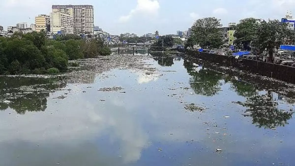 Mumbai: मीठी नदी की गाद निकालने में देरी से बाढ़ की चिंता बढ़ी Mumbai: मीठी नदी की गाद निकालने में देरी से बाढ़ की चिंता बढ़ी