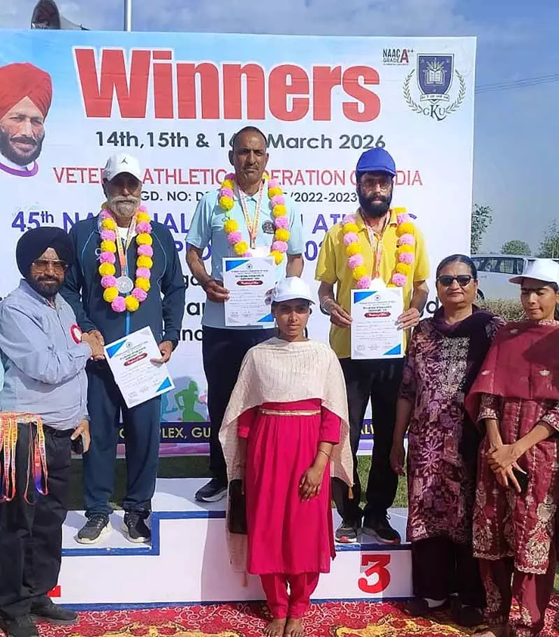Jalandhar: शहर के वकील ने राष्ट्रीय एथलेटिक्स चैंपियनशिप में पदक जीते Jalandhar: शहर के वकील ने राष्ट्रीय एथलेटिक्स चैंपियनशिप में पदक जीते