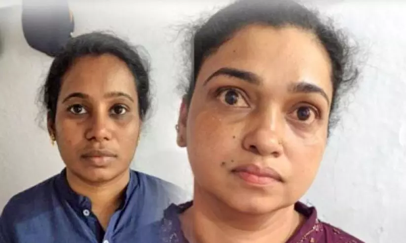 Kerala ; विदेश में नौकरी दिलाने का झूठा वादा करने के आरोप में युवतियाँ गिरफ़्तार Kerala ; विदेश में नौकरी दिलाने का झूठा वादा करने के आरोप में युवतियाँ गिरफ़्तार