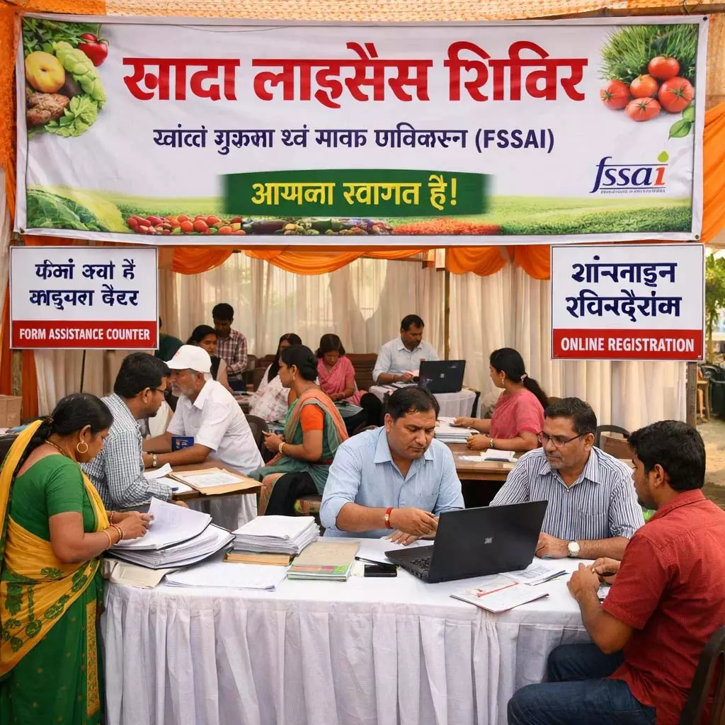 गोबरा नवापारा में खाद्य लाइसेंस शिविर, व्यापारियों को मिलेगा पंजीयन सुविधा गोबरा नवापारा में खाद्य लाइसेंस शिविर, व्यापारियों को मिलेगा पंजीयन सुविधा