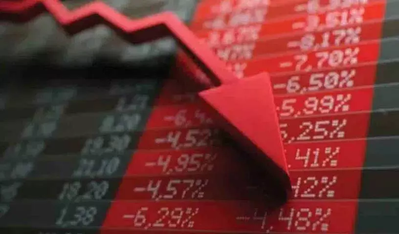 तेल की कीमतों में गिरावट के चलते Indian Stock Market में भारी गिरावट; एक ही दिन में 14 लाख करोड़ रुपये स्वाहाa तेल की कीमतों में गिरावट के चलते Indian Stock Market में भारी गिरावट; एक ही दिन में 14 लाख करोड़ रुपये स्वाहाa